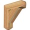 Ekena Millwork Traditional Craftsman Rough Sawn Bracket, Western Red Cedar, 4"W x 16"D x 16"H BKT04X16X16TRA04RWR - alternate 1